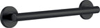 Delta Contemporary (1-Pack) 18' Shower Grab Bar ADA Compliant Matte Black 450 lb Capacity Bathroom Safety Handle for Shower, Bathtub | Wall Mounted Balance Assist, Handicap Grip 41818-BL