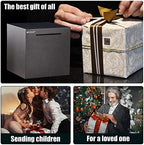 hizgo Adult Piggy Bank- Piggy Bank for Adults Must Break to Open -Stainless Steel Money Box-Metal Saving Box (7.9 inch)