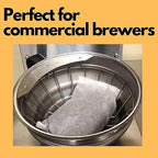 Ground Coffee In Filter Packs | Medium Roast Low Acid Mold Free Pouches | Bulk Packets | House Breakfast Blend Gourmet Powder Bags for 10-12 Cup Drip Maker | Highest Rated Individual Premeasured Cofee