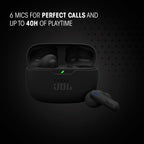 JBL Vibe Beam 2 - Noise Cancelling Earbuds - White