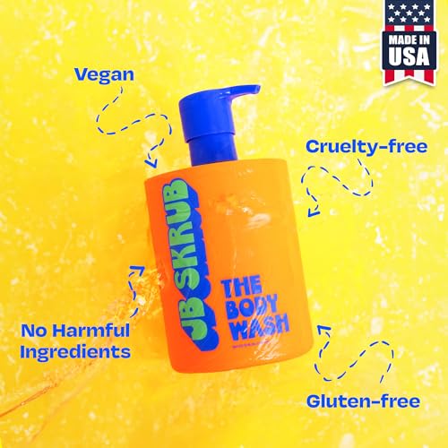The Body Wash for Kids, Tween & Teen Boys with Foaming Action & Natural Citrus Scent - No Harsh Ingredients Boys Body Wash - Conquer Adolescent Funk with Confidence - 14 Oz.