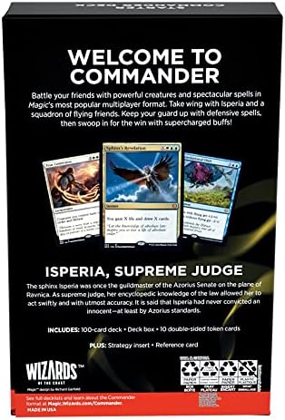 Magic: The Gathering Starter Commander Deck – First Flight (White-Blue) | Ready-to-Play Deck for Beginners and Fans | Ages 13+ | Collectible Card Games