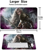 Board Game MTG Playmat Games Size 60X35 cm CCG Compatible for MTG CCG RPG Trading Card Game (MTG1-THALIA, Heretic CATHAR)