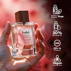 HOKO Crush No. 3 - Premium Impression of Lost Cherry | Extrait de Parfum, 1.7Oz | Cherry, Almond, Jasmine & Vanilla | Long-Lasting inspired Unisex Perfume | Vegan & Paraben-Free