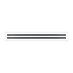 BUILDMART - 30x4 White Modern AC Vent Cover - Decorative Air Vent - Standard Linear Slot Diffuser - Register Grille for Ceiling, Walls & Floors - Texas Buildmart