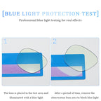 ZLLCXR Clarity Blue Glasses, Automatic Adjustment Eye Glass, For Reading Eye Strain from Screen Computer Gaming Eye Glasses with Clear Frame & Travel Case(1Pcs)