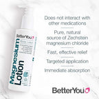 BetterYou Magnesium Body Lotion - Body Cream with Magnesium And Shea Butter - Softens Skin, Relaxes Muscles - Nourishing And Lightweight - 6.08 oz