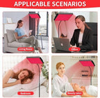 Red Light Therapy for Face,Red Infrared Light Therapy Lamp with Stand Panel Led 660nm Red Light-Therapy& 850nm Infrared Light Device for Body