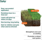 Safer Brand 9335SR Lawn Restore Natural Lawn Fertilizer - Non-Burning Fertilizer - 9-0-2 NPK - Covers up to 5,000 Sq Ft