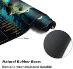 for MTG Playmat with Zones 24 x 14 inches for TCG MTG Play Mat Non-Slip Rubber Base Commander Playmats for Magic The Gathering Playmat Iorcana Trading Card Game, Forest Bear