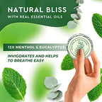 Cleverfy Shower Steamers Aromatherapy - 12 Pack of Menthol & Eucalyptus Shower Bombs with Essential Oils for Relaxation and Nasal Congestion. Valentines Day Gifts for Her and Him.
