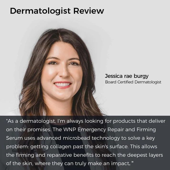 WNP collagen &4D hyaluronic acid Serum Anti Aging,Oil-Suspension Serum|Barrier repair Firming Emergency Repair|WaterOilBalance| Single-Use Vials Skincare for Sensitiveskin(1.2ml/0.04 fl.oz.)*30