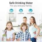 Replacement for All Waterdrop® Pitcher Filtration System, Fits Waterdrop WD-PF-01A Plus, Reduces PFOA/PFOS, Chlorine, Last Up to 3 Months or 200 Gallons (Pack of 4), AQUA CREST