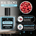 Hypnosis 2.0 Cologne for Men (Pheromone-Infused), Perfume Para Hombre Pheromone Cologne for Men, Lasting Fragrance | Natural Herbal Formula | Enhance Attraction, Pheromone Enhanced Cologne (50ml+10ml)