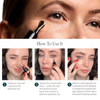 DRMTLGY Luminous Eye Corrector SPF 41, Under Eye Color Corrector for Dark Circles, Anti-Aging Tinted Eye Cream, Hydrating Eye Serum with Peach Undertone FSA/HSA Eligible, Tan