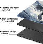 Playmat for MTG, with Free Storage Bags,Game Mat 24 x 14 inches, TCG and Board Game Mat for Cards,Mousepad Desk Mats (Regular,Magic Mat 4)