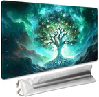 Premium Board Game 24x14in MTG Playmat Compatible for OCG CCG RPG TCG Playmat (Green Vitality)