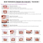 BTArtbox Press on Toenails Short, Metallic Mirror Sliver Toenail Press Ons Square, Fit Perfectly Press on Toe Nails with Glue, Fake Toenails in 16 Sizes- 32 Toenails Kit, Love Streams