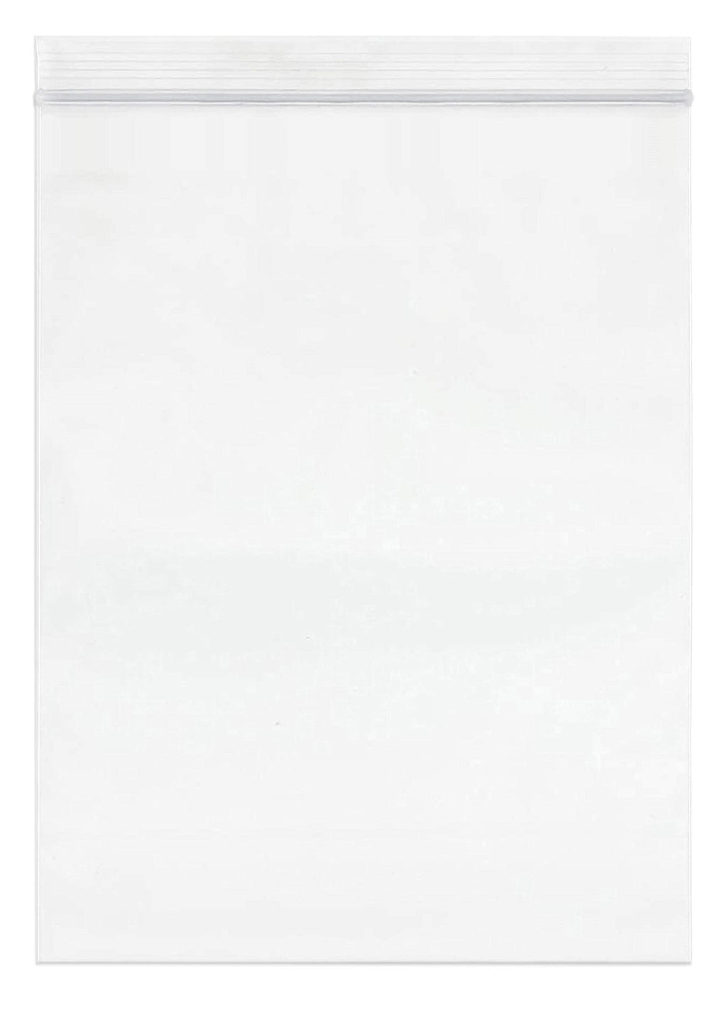 Spartan Industrial - 10" X 13" (100 Count) Quart Clear Reclosable Zip Plastic Poly Bags with Resealable Lock Seal Zipper - 2 Mil