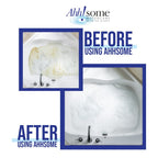 AhhSome Jetted Tub & Hot Tub Cleaner, Powerful Spa Bath Cleaning Solution for Jacuzzis & Whirlpools, 1 Gallon (64 Treatments), Professional Grade Septic Safe Solution for Hot Tubs, Made in USA