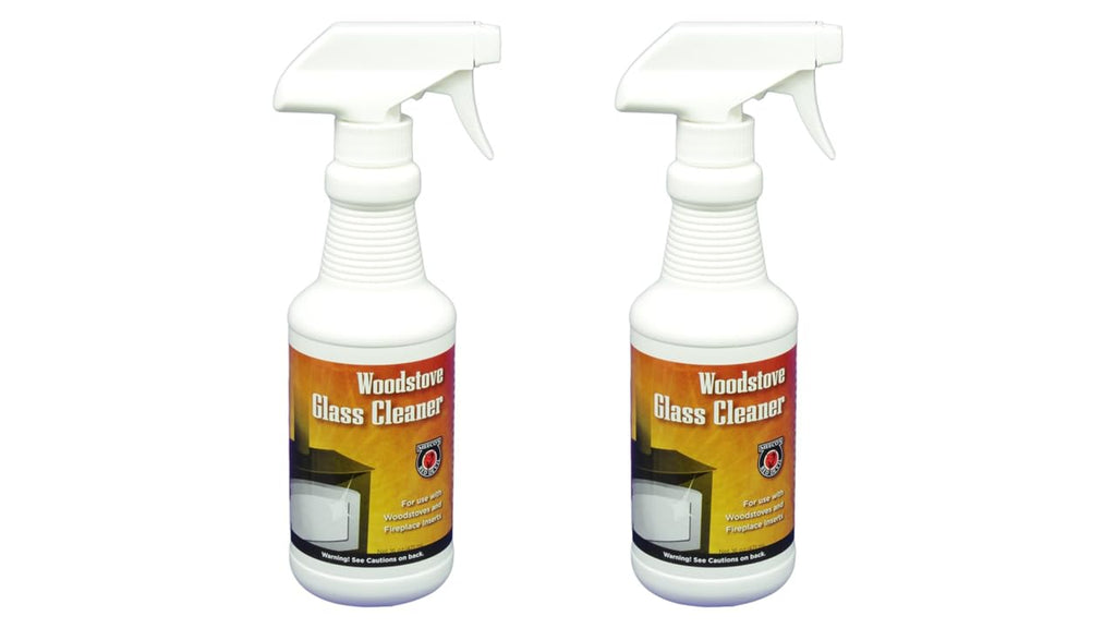 MEECO'S RED DEVIL 701 Wood Stove Glass Cleaner - Removes Creosote, Soot & Smoke from Wood, Pellet, Coal Stoves & Fireplace Inserts (2 Pack, 16 fl oz Each) - Made in the USA
