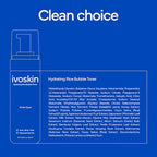 Rice Milky Bubble Toner - Hydrating, Glowing Skin - Sensitive Skin - Niacinamide & Rice Extract (5.07fl.oz / 150ml)