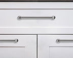 khtumeware 10 Pack Brushed Nickel Cabinet Pulls 3-1/2 Inch(89MM) Hole Centers Satin Nickel Kitchen Cabinet Handles Cabinet Hardware for Cabinets Cupboard Handles Drawer Pulls