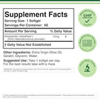 Astaxanthin 12mg Max Strength (Only Patented Astaxanthin (Astrareal) with 70+ Human Clinical Trials - World's Most Studied Brand) Grown, Harvested, and Made in The USA (Astaxantina) by Double Wood