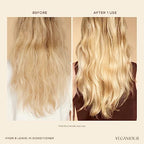 VEGAMOUR HYDR-8 Leave In Conditioner, Heat Protectant, Leave-In Conditioner & Detangling Spray for Dry, Damaged, Frizzy Hair, Floral & Vanilla Scent, 5 fl. oz.