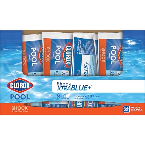 Clorox® Pool&Spa™ Shock XTRABLUE® Plus, Kills Bacteria & Algae in Swimming Pools, Swim-Ready in 15 Minutes, (36-Pack)