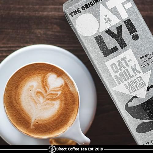 Direct Coffee Tea Est 2019 Oat Milk Value Bundle – Barista Edition, 4-Pack Non-Dairy Creamer for Coffee, Vegan, Dairy-Free & Gluten-Free, Includes Brand Sticker