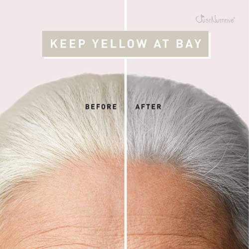 Just Nutritive Gray Hair Shampoo | Gray Hair Treatment | Just Natural Hair Care | Natural Shampoo 16 Oz