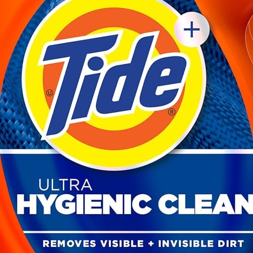 Tide Hygienic Clean Heavy 10x Duty Liquid Laundry Detergent, HE Compatible, Original Scent, 149 fl oz, 106 loads