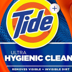 Tide Hygienic Clean Heavy 10x Duty Liquid Laundry Detergent, HE Compatible, Original Scent, 149 fl oz, 106 loads