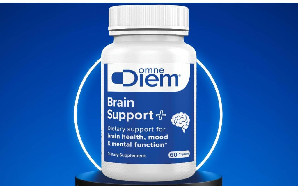 Omne Diem Brain Support with Cerenx and MecobalActive, 60 Capsules – Dietary Supplement for Brain Health, Mood & Mental Function