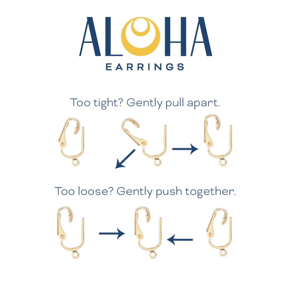 Silver Clip On Earrings For Women, They Look Pierced, Don't Pinch & Won't Fall Off, Hypoallergenic & Lightweight (Silver Double Drops)