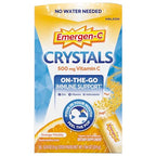 Emergen-C Crystals, On-the-Go Emergen-C Immune Support Supplement with Vitamin C, B Vitamins, Zinc and Manganese, Orange Vitality - 56 Stick Packs