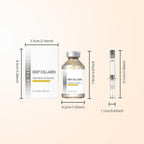 Deep Collagen Silk Peptide Lifting Ampoule Serum，Korean Facial Essence,Firming Wrinkle-Smoothing Hydrating，Non-Greasy Gentle Formul 50ML/1.69FL.OZ