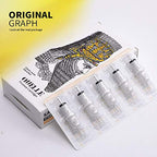 Hawink Tattoo Cartridge Needles #12 Standard 1 Round Liner X-Taper 20PCS with Membrane Professional Disposable EN05S-20-1201RL