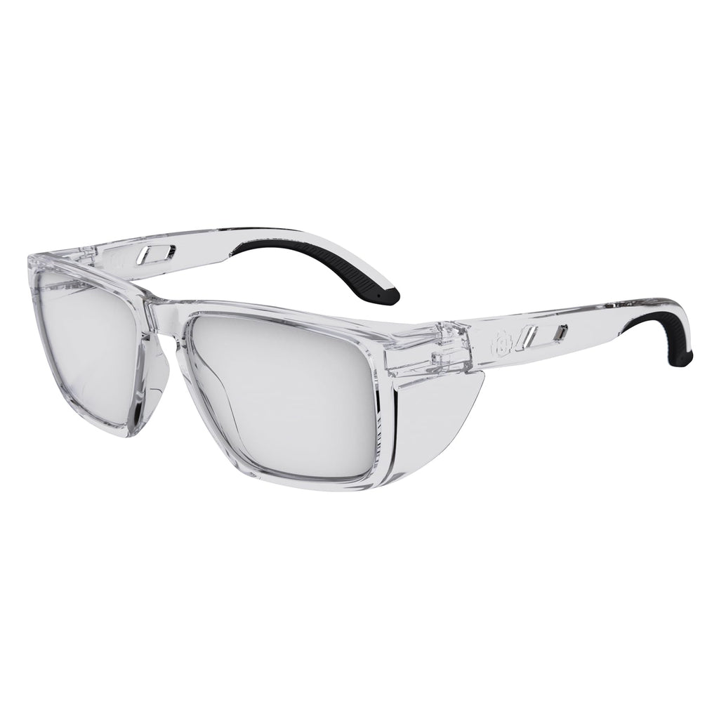 Ergodyne Skullerz SIXTEN Safety Glasses with Side Shields, Anti Fog + Anti Scratch, ANSI z87.1 with Protective Microfiber Bag