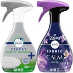 Febreze FABRIC Downy Calm & Febreze Heavy Duty Carpet Rainforest Breeze, 16.9oz, 2 pack
