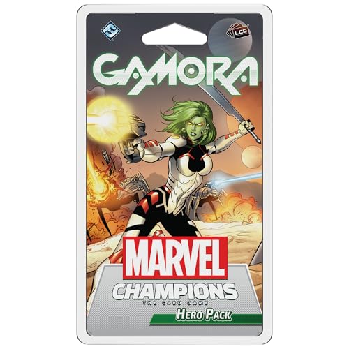 Marvel Champions The Card Game Gamora HERO PACK - Superhero Strategy Game, Cooperative Game for Kids and Adults, Ages 14+, 1-4 Players, 45-90 Minute Playtime, Made by Fantasy Flight Games