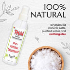 2-PACK Thai Deodorant Crystal Mist Spray (8 Oz) Whole Body Natural Crystal Salt Deodorant Spray for Women Men & Teens