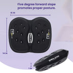 GSeat Lite Travel Gel and Foam Cushion - for Back Pain, Sciatica, Pressure Relief, and Tailbone Discomfort - Promotes Healthy Posture - Ergonomic Comfort - for Car, Commute, Airplane and Travel