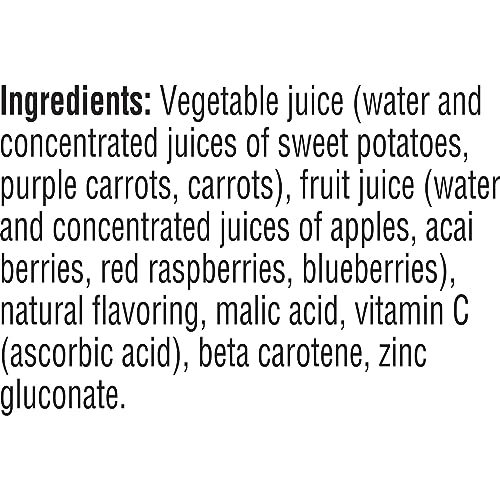 V8 Blends 100% Juice Acai Mixed Berry Juice, 46 fl oz Bottle (Case of 6)
