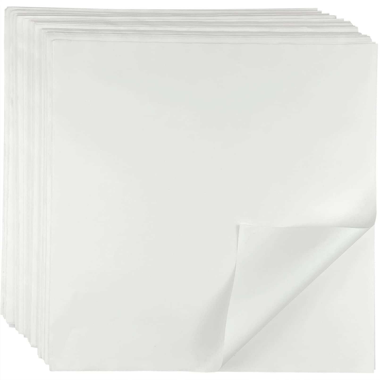 CAMKYDE Deli Paper Sheets 12" X 12" 200PK, Grease Proof Sandwich Wrapping Paper (White)