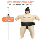 BROWNYEW Inflatable Sumo Wrestling Suits, Sumo Costume Adult, Blow up Costume, Inflatable Halloween Costumes for Men/Women