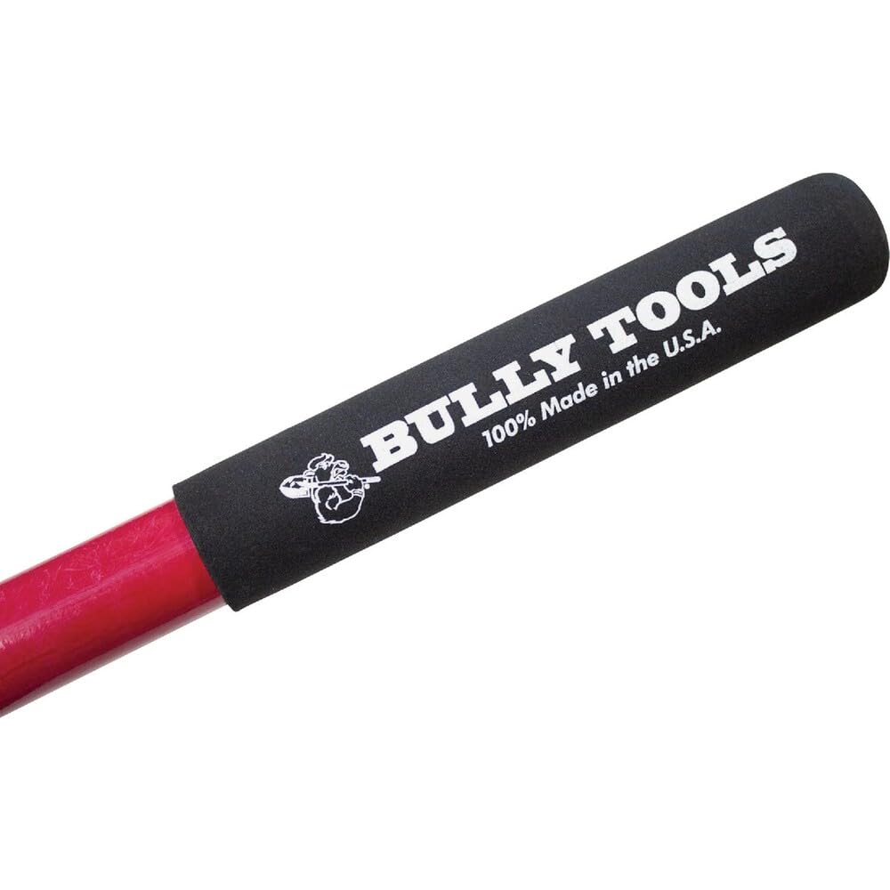 Bully Tools 14-Gauge Square Point Gardening Shovel, 60" Fiberglass Handle