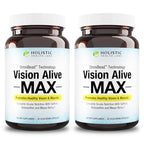 Holistic Health Labs Vision Alive Max with 8 Natural Ingredients Lutemax® 2020, Bilberries, Blueberries, c3g from Black Currant, Maqui Berry, Saffron, and Astaxanthin (30 Count (Pack of 2))