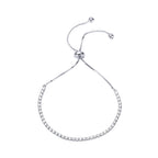 PAVOI Zirconia Cubic CZ Classic Tennis Bracelet for Women, White Gold